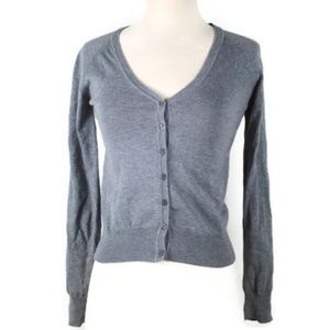 Ambiance Apparel Gray Cardigan